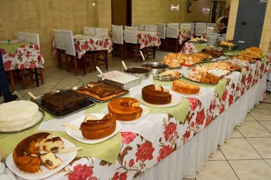 Hotel Novo Tamburi Santa Terezinha do Itaipu Buitenkant foto